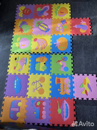Детский коврик пазл