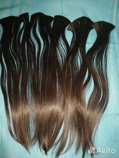 Волосы на заколках искусственные