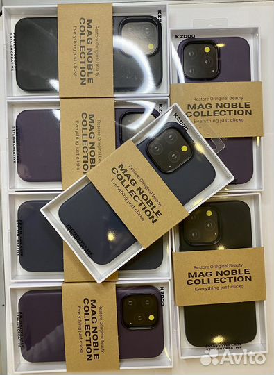 Чехол Leather Case для iPhone 14 Pro