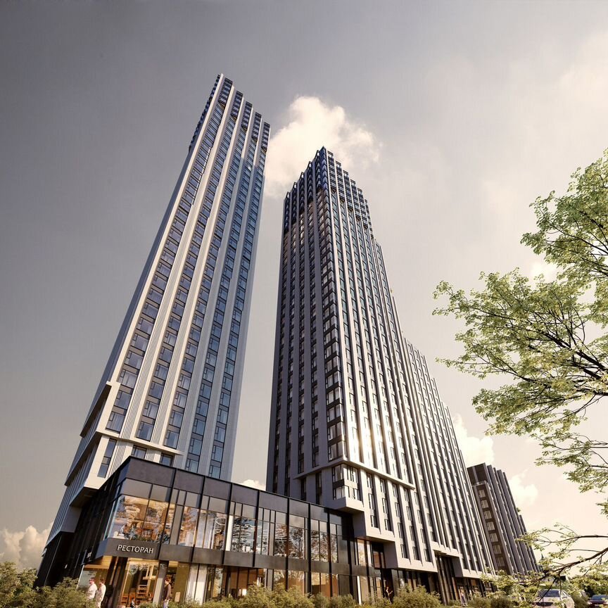 1-к. квартира, 51,7 м², 15/43 эт.