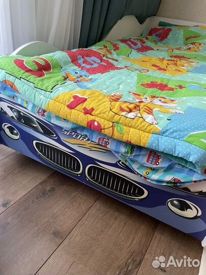 Кровать машина с колесами