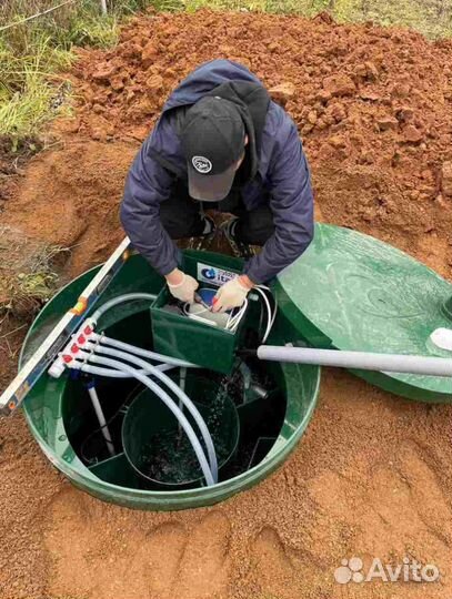Септик под ключ, установка, гарантия до 25 лет