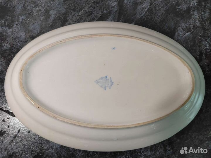 Тарелка селедочница рквмф 40-гг агитация