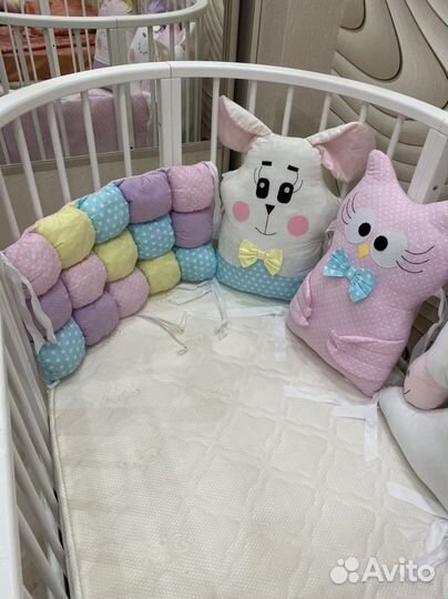 Бортики в детскую кроватку