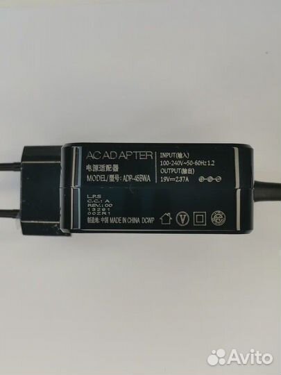 Зарядное устройство Acer 19v 2.37a