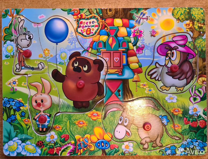 Пазлы для детей деревянные и бумажные