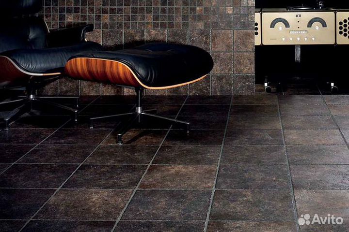 Плитка напольная Exagres Metalica 326 Basalt