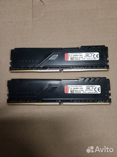 Kingston HyperX fury HX432C16FB3K2/16 16 Гб DDR4