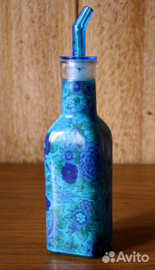 Бутылочка для масла и ложка подставочная