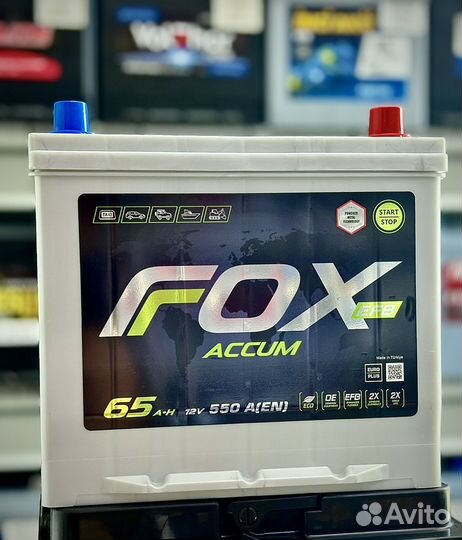 Аккумулятор FOX EFB 65ah