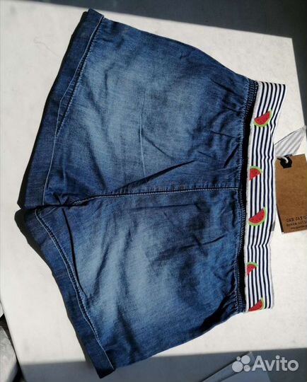 Шорты для девочек джинсовые Gloria Jeans новые