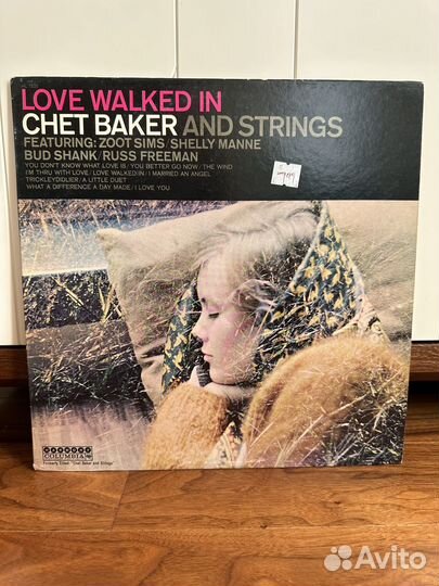 Chet Baker And Strings – Love Walked In, NM