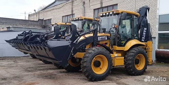 Стекло кузовное правое экскаватор-погрузчик Rantex