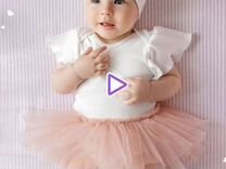 Боди платье 74-80 см наряд для малыша