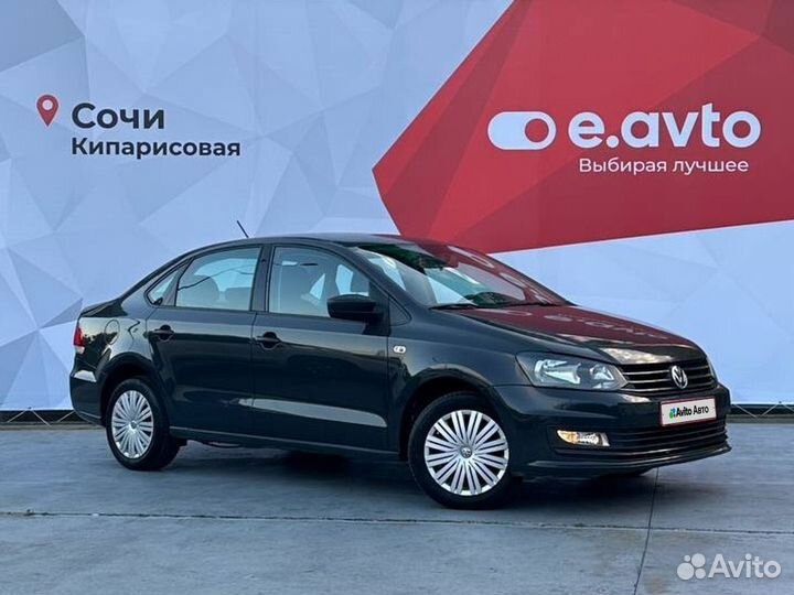 Volkswagen Polo 1.6 AT, 2017, 158 000 км