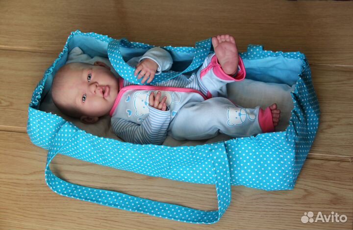 Кукла реборн реалистичный 40 см, ручная роспись