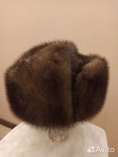 Норковая шапка мужская