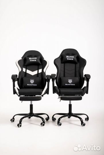 Кресло компьютерной геймерское с массажем