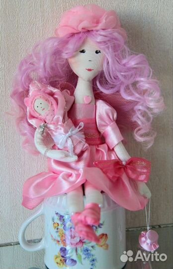 Кукла тильда ангел ручная работа