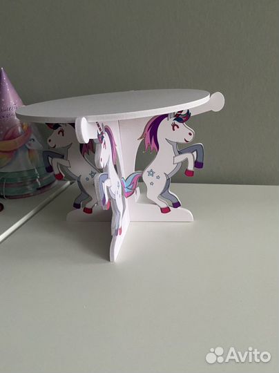 Подставка для торта единорог