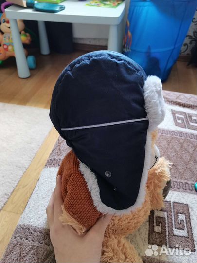 Шапка зимняя на мальчика 48 ушанка