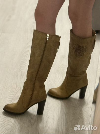 Сапоги женские натуральная кожа 39