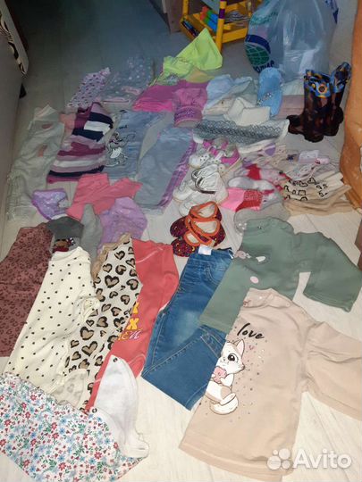 Детские вещи пакетом для девочек 80-86