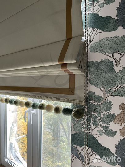 Шторы римские двойные