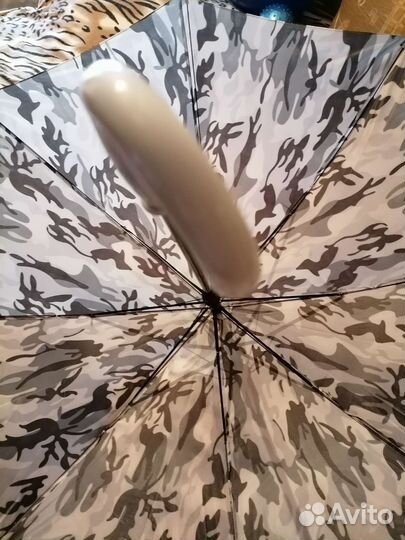 Зонт для мальчика защитного цвета