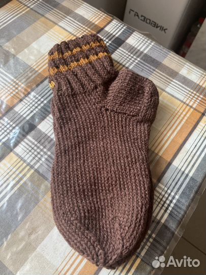 Носки вязаные ручной работы шерстяные