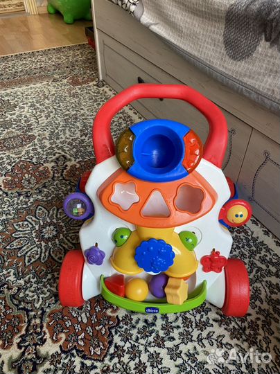 Ходунки каталка chicco 2 в 1