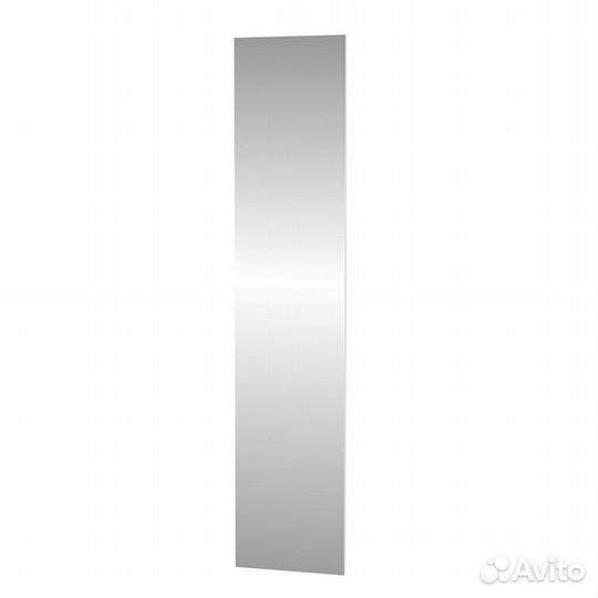 Дверь распашная Рум, 50 см зеркало белый