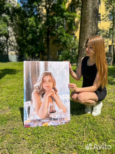 Портрет по фото, картина на холсте