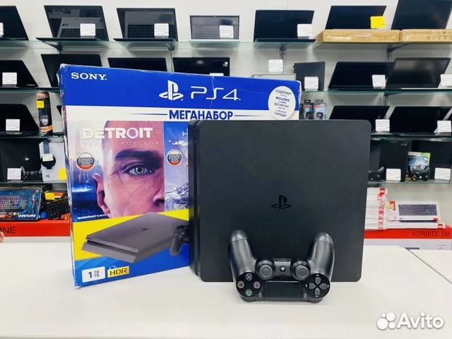 PS4 Slim 500-1000 Gb (отличное состояние)