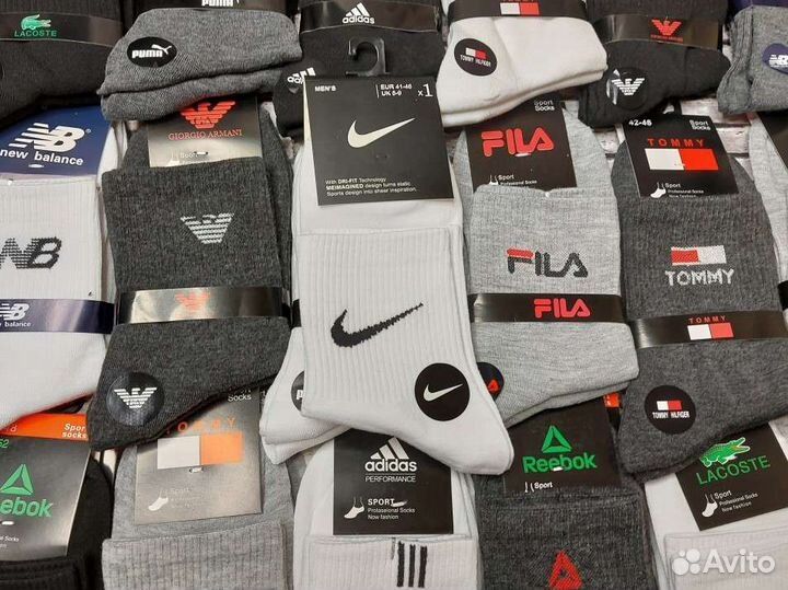 Носки Nike Adidas Puma Reebok