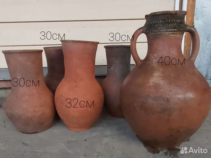 Горшки из глины