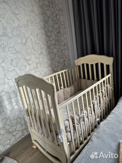 Детская кроватка круглая