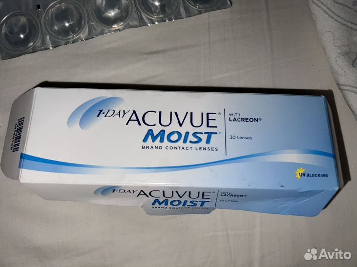 Линзы контактные Acuvue Moist однодневные