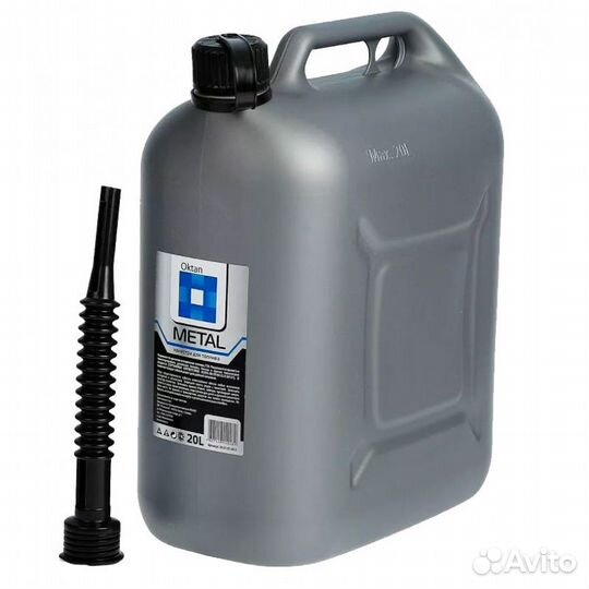 Канистра oktan Oktan Metal серая 20 л 10265015 BRU