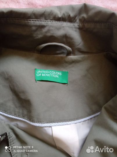 Плащ benetton новый