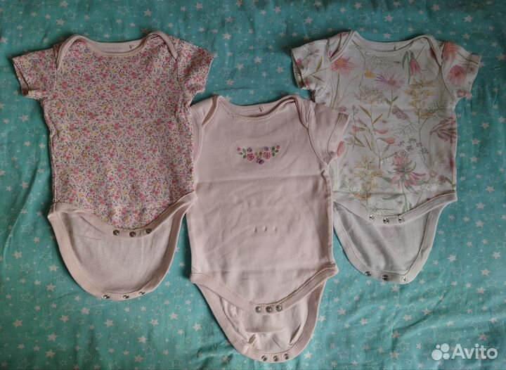 Комплект боди next 6-9 мес. Цена за всё