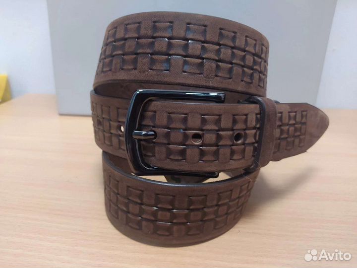 Мужской ремень из натуральной кожи. Новый