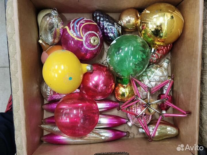 Ёлочные украшения игрушки СССР