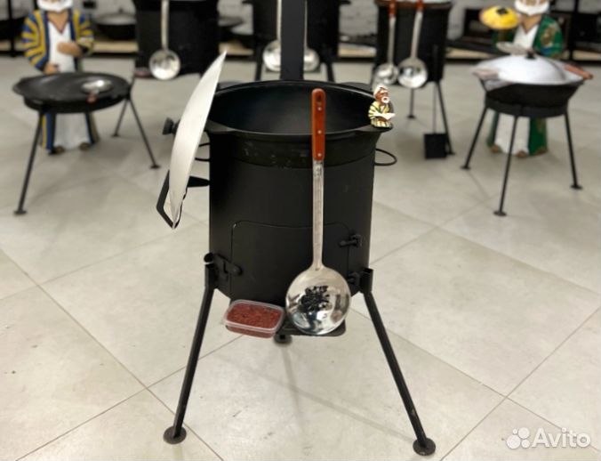 Казан чугунный 16 литров + половник