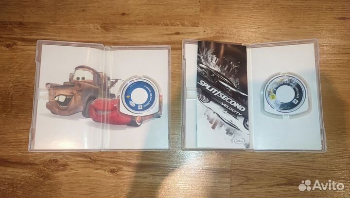 Диски на sony PSP, Тачки 2 и Split/Second velocity