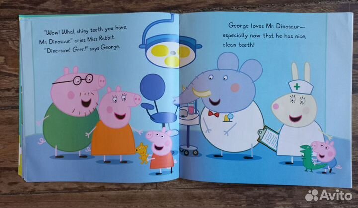 Dentist trip книжка про свинку Пэпу на английском