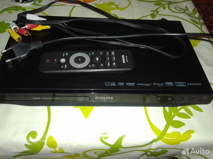 Проигрыватель DVD dvp3358k/51 С 5.1 аудио и стерео
