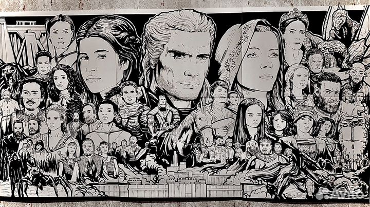 Авторский рисунок по сериалу «Ведьмак»