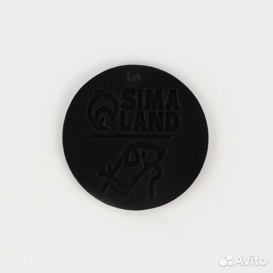 2 шт. Комплект ошейник (34-45х2 см) и поводок (120х0.8 см) с косой, чёрный с бежевым