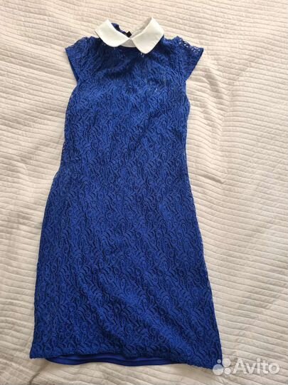 Платье синее Oodji 44 размер